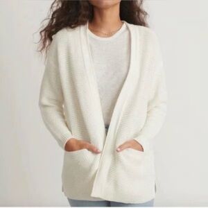 Marine Layer Catalina Open Cardigan XS White